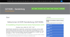 Desktop Screenshot of oz1sdb.dk